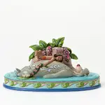 Jim Shore Disney Traditions - Mowgli and Baloo Floating Friends Figurine