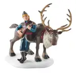 Disney Department 56 Kristoff Serenading Sven