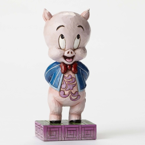 Jim Shore Looney Tunes Collection Porky Pig - Its P-P-P-Porky Figurine