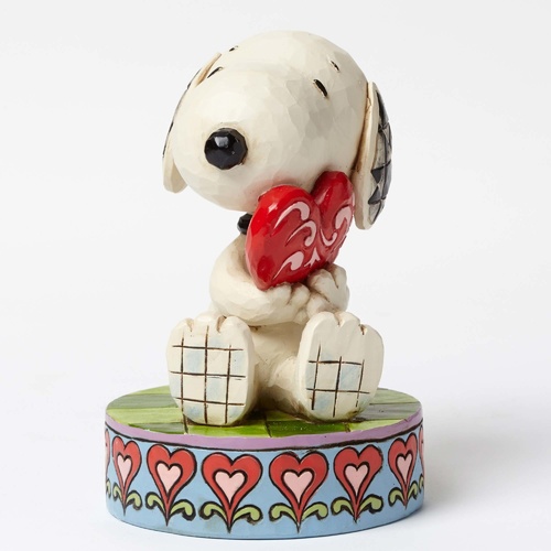 PRE PRODUCTION SAMPLE - Peanuts By Jim Shore Snoopy Holding Heart - I Love You