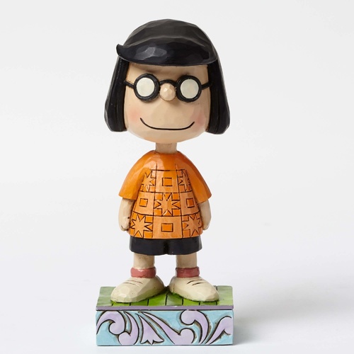 PRE PRODUCTION SAMPLE - Peanuts By Jim Shore - Marcie Personality Pose - Modest Marcie