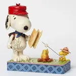 Peanuts By Jim Shore - Snoopy and Woodstock - Campfire Friends