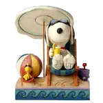 Peanuts by Jim Shore - Snoopy & Woodstock - Beach Buddies