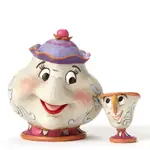 Jim Shore Disney Traditions - Beauty & The Beast Mrs. Potts and Chip - A Mother's Love