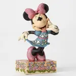 Jim Shore Disney Traditions - Sweetheart Minnie Mouse Call Me Figurine
