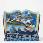 Jim Shore Disney Traditions - Peter Pan Storybook Figurine