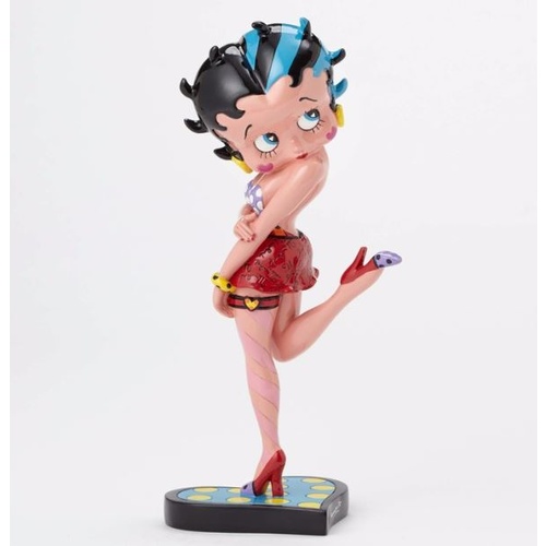 Betty Boop By Britto Standing On A Heart Figurine