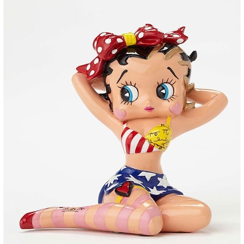 Betty Boop By Britto Mini with Bow Figurine