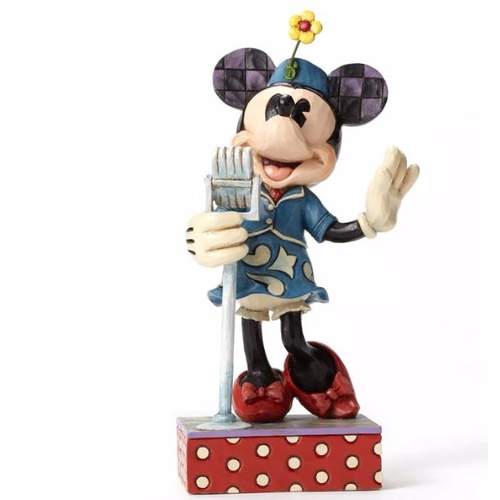 Jim Shore Disney Traditions - Minnie Mouse Singer Figurine