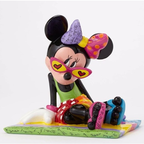 Disney Britto Minnie Mouse on Beach Figurine - Large