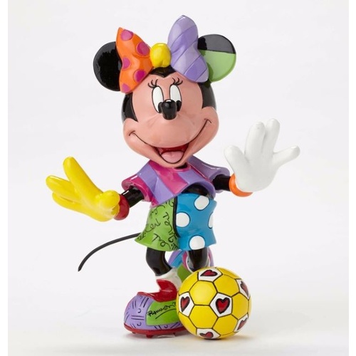 Disney Britto Minnie Mouse Soccer Figurine - Medium