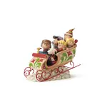 PRE PRODUCTION SAMPLE - JIM SHORE PEANUTS SLEIGH RIDE