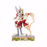 Jim Shore Looney Tunes Collection - Mistletoe Bugs & Lola - Mistletoe Magic