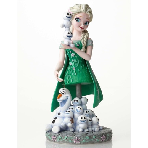 Disney Showcase Grand Jester Studios - Elsa and Olaf from Frozen Fever