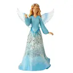 Jim Shore Heartwood Creek White Woodland - Snowflake Angel with Wings