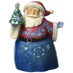 Heartwood Creek Santa Collection - Winter Wonderland Pint Size Santa - "O" Christmas Tree I Love Thee!
