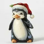 PRE PRODUCTION SAMPLE - Jim Shore Heartwood Creek - Christmas Penguin Pint Sized