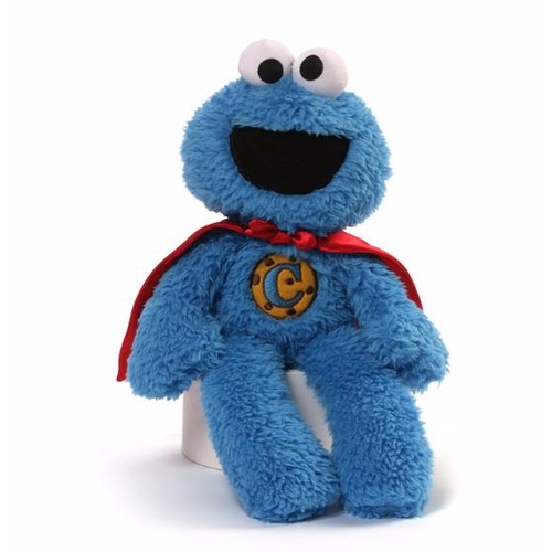 Sesame Street Take Along Buddy - Superhero Cookie Monster 30cm
