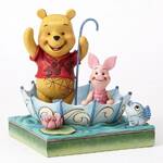 UNBOXED -Jim Shore Disney Traditions - Winnie the Pooh & Piglet 50 Years of Friendship Figurine