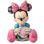 PRE PRODUCTION SAMPLE - Jim Shore Disney Traditions - Minnie Mouse with Heart Mini Figurine