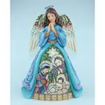 Heartwood Creek Angel Collection - Nativity Angel with Stained Glass Finish - Praise Thee With Joy of Angels
