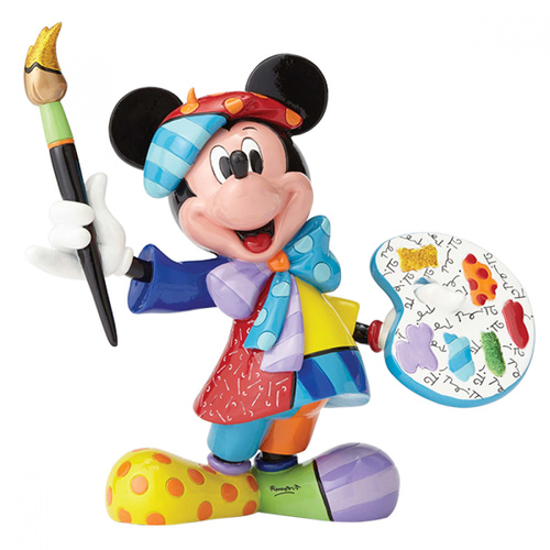 Disney Britto Mickey Painter Figurine - Large