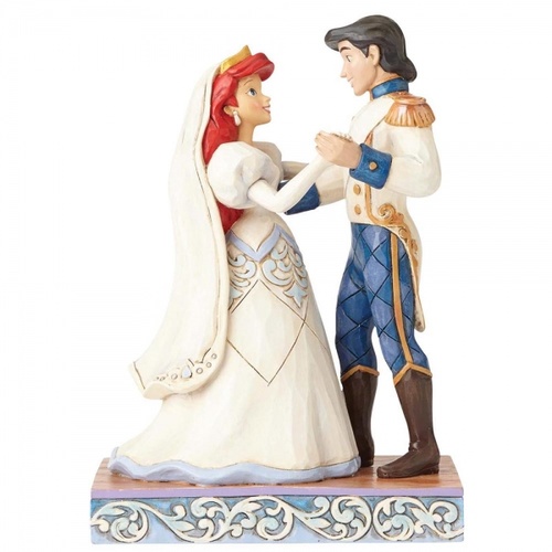 Jim Shore Disney Traditions - Ariel & Prince Eric Wedding Figurine