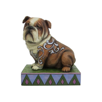 PRE PRODUCTION SAMPLE - Jim Shore Heartwood Creek Dog Collection - Hogan the English Bulldog