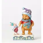 Jim Shore Disney Traditions - Winnie the Pooh and Piglet - Wintry Walk