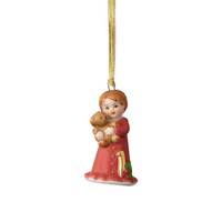 Growing Up Girls - Brunette Age 1 Hanging Ornament
