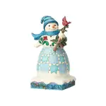 Jim Shore Heartwood Creek Winter Wonderland - Snowman With Cardinal