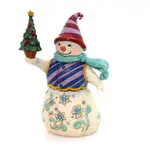 PRE PRODUCTION SAMPLE - Jim Shore Heartwood Creek - Wonderland Snowman With Tree