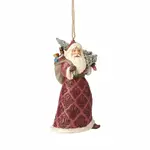 Heartwood Creek Victorian -  Santa with Tree Hanging Ornament