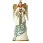 Heartwood Creek Angel Collection - Golden Garland Angel - Give Your Whole Heart