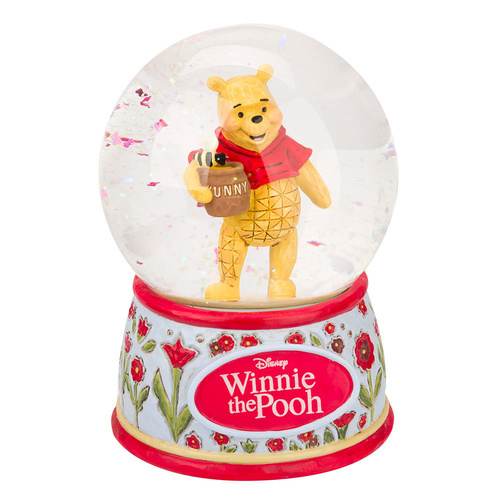 Jim Shore Disney Traditions Water Ball - Winnie The Pooh - Silly Old Bear