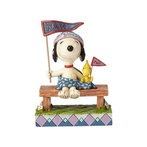 Peanuts By Jim Shore - Snoopy and Woodstock - Bleacher buddies