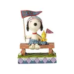 Peanuts By Jim Shore - Snoopy and Woodstock - Bleacher buddies