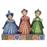 Jim Shore Disney Traditions - Sleeping Beauty Aurora's Three Fairy Guardians - Royal Guests