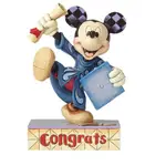 Jim Shore Disney Traditions - Mickey Mouse Graduation Congrats! Figurine