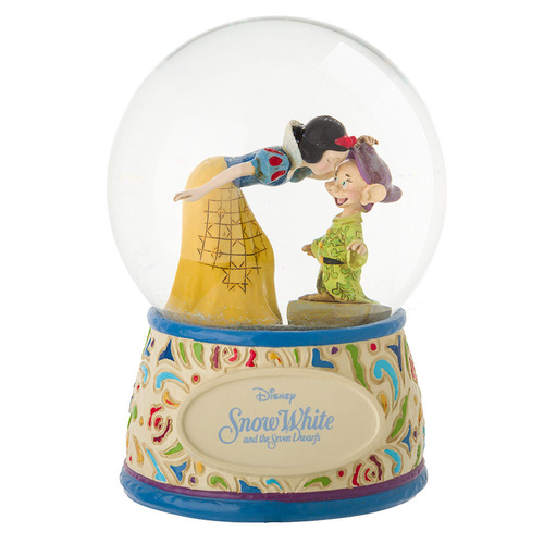 Disney Traditions Water Ball - Snow White and Dopey 80th Anniversary - Sweetest Farewell