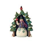 Jim Shore Heartwood Creek Classic - Snowman and Tree Mini Set
