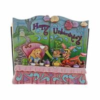 Jim Shore Disney Traditions - Alice In Wonderland - Happy Unbirthday Storybook