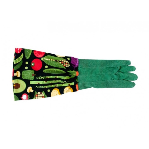 Long Sleeve Garden Gloves - Vegetables