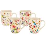 Bundanoon Coupe Mug - Floral Symphony - Set of 4