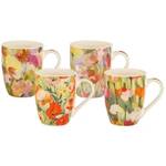 Bundanoon Coupe Mug - Artisan Poppies - Set of 4