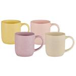 Bundanoon Barrel Mug - Embossed Florals - Set of 4