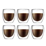 Bodum Glassware - Pavina Double Wall Glasses Small 250mL 6 Pack