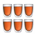 Bodum Glassware - Pavina Double Wall Glasses Medium 350mL 6 Pack