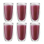 Bodum Glassware - Pavina Double Wall Glasses Large 450mL 6 Pack