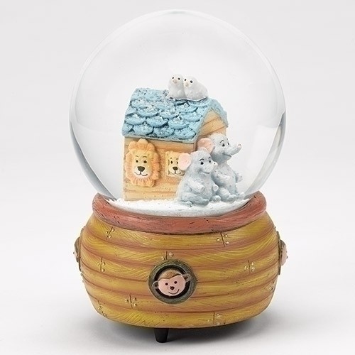 Noahs Ark Baby Musical Water Globe